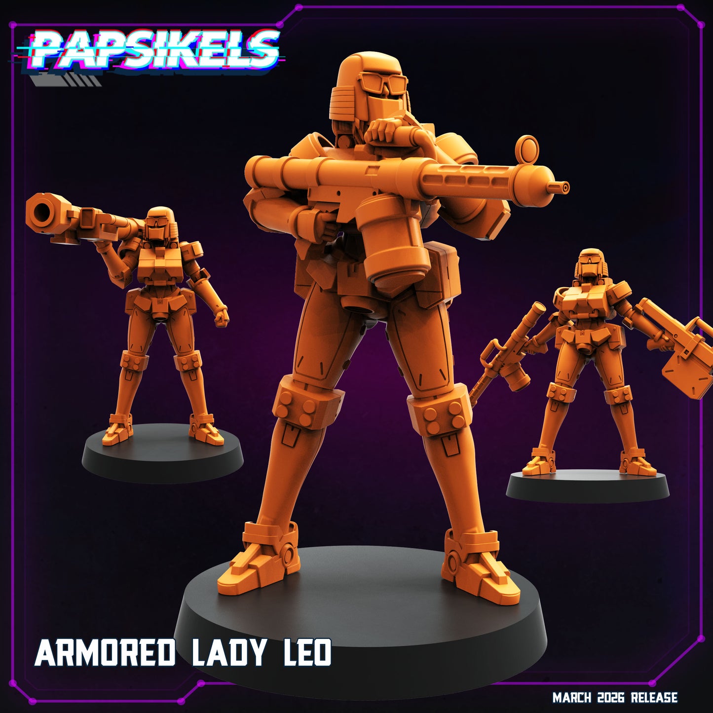Armored Lady LEO - 32mm Scale Gundam Proxy | Papsikels