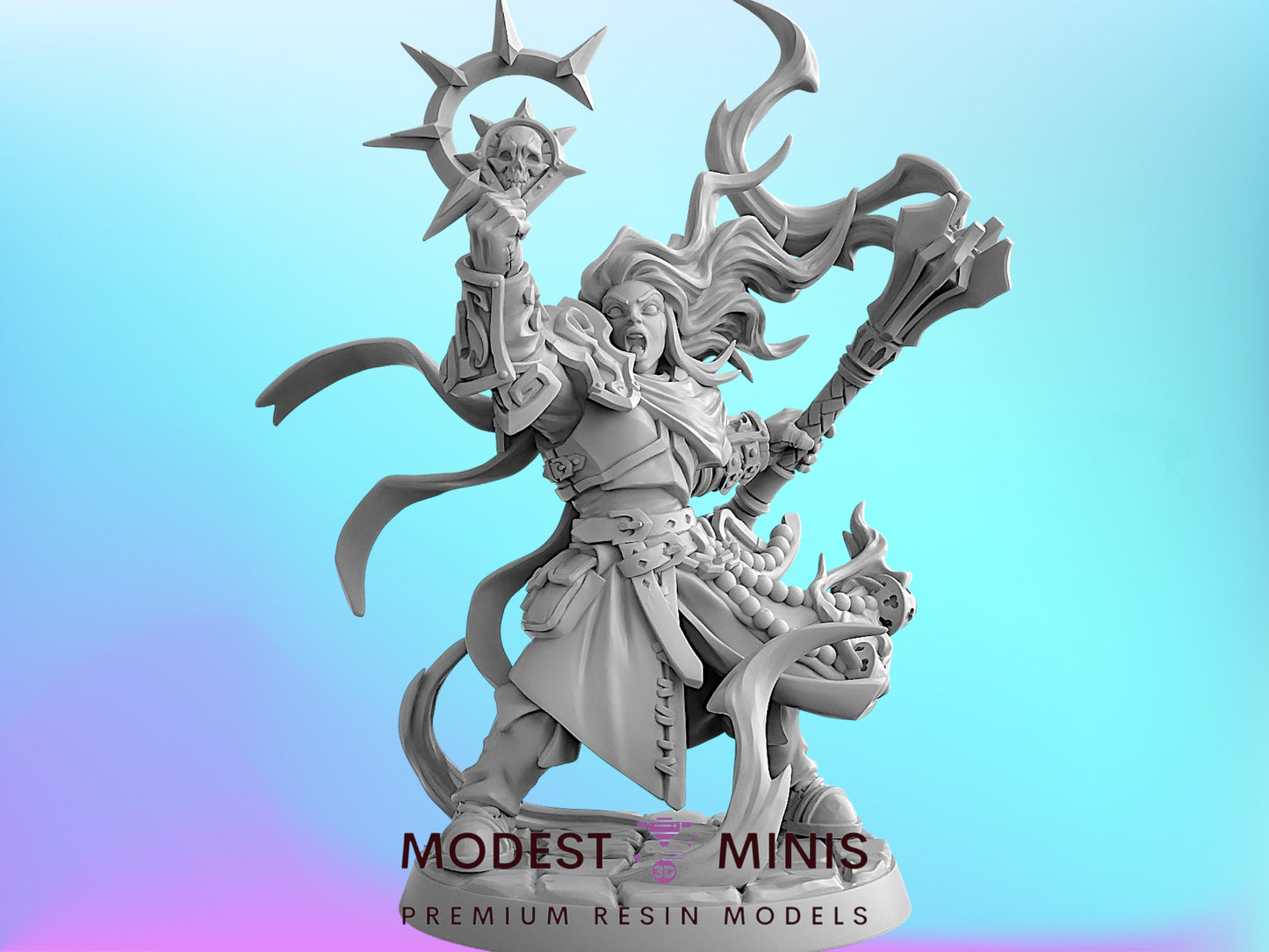 Agata | 28mm - 75mm Scale Resin Minis | DnD | Artisan Guild Requiem