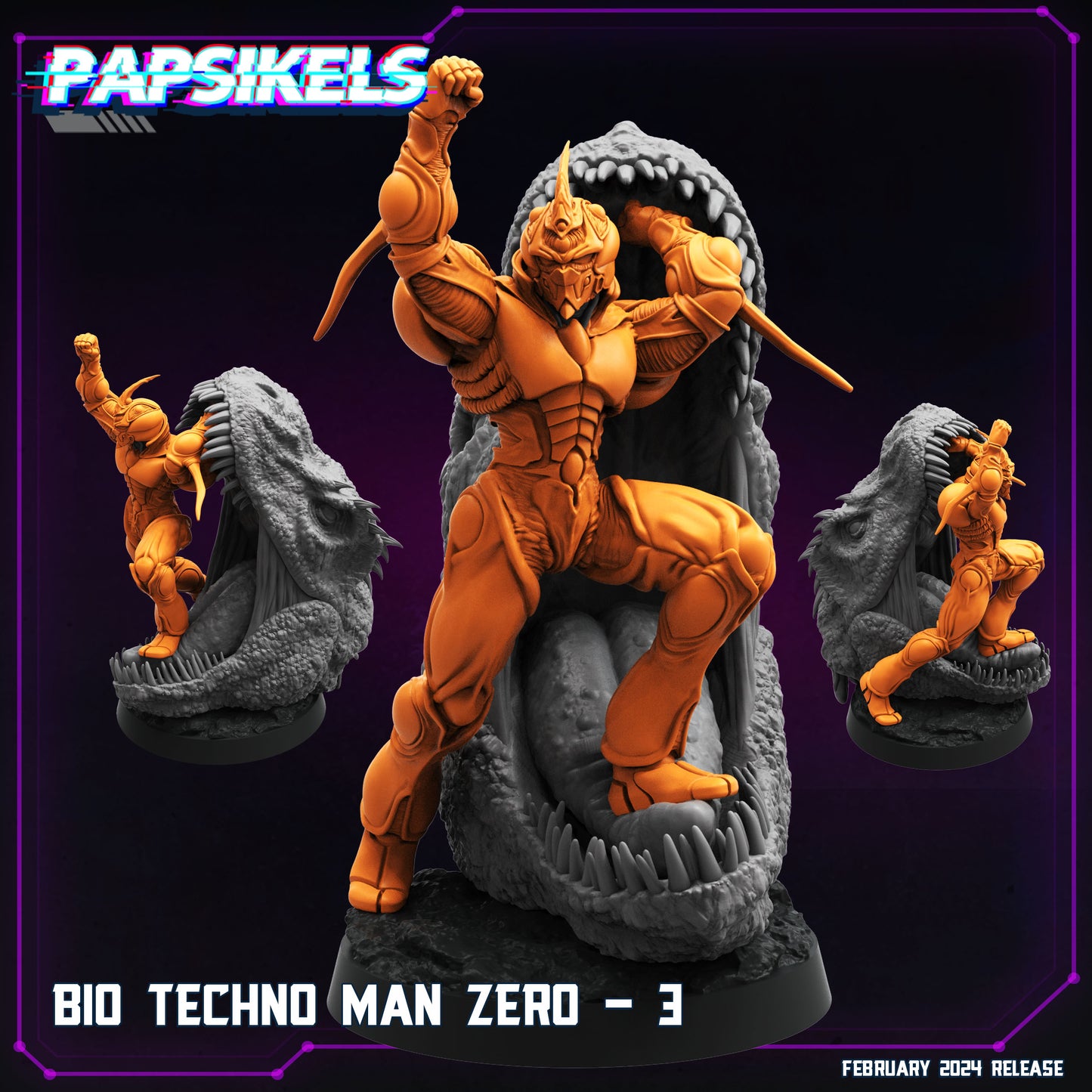 Bio Techno Man Zero - Resin Cyberpunk Miniature | Papsikels