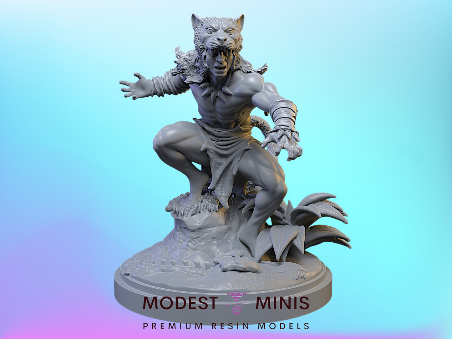 1 Million BC Black Panther | 32mm - 40mm Mini | DnD Mini | Superhero | C27