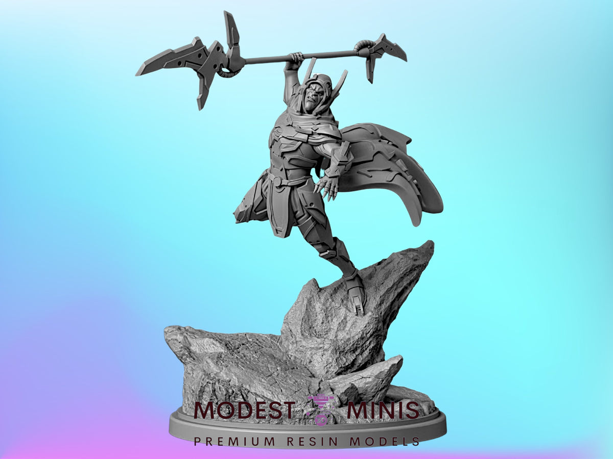 Blade of Death Corvus | 32mm - 40mm Mini | Crisis Protocol Proxy | Superhero | Hall of Heroes