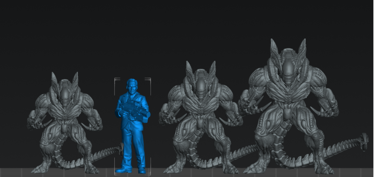 Xeno Wolverine Brawler - 32mm Scale Aliens Proxy | Papsikels