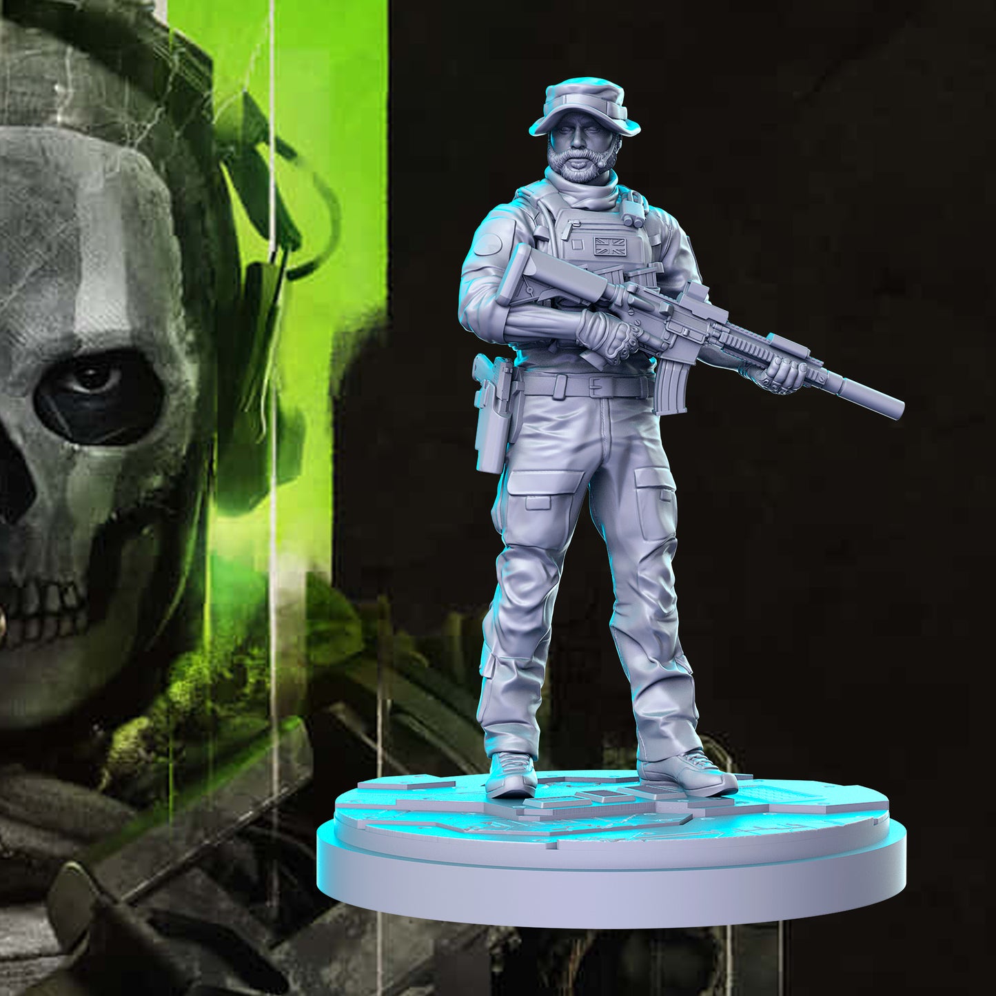 5pc Modern Warfare 1 - 28mm Scale Resin Military Miniature | Zona Alfa | Spectre Ops RN Estudio