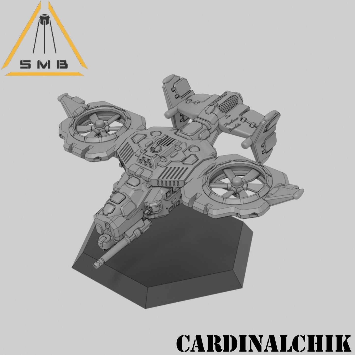 Cardinalchik Plane | 1:265 | 6mm Battletech Scale | Mecha | Sir Mortimer