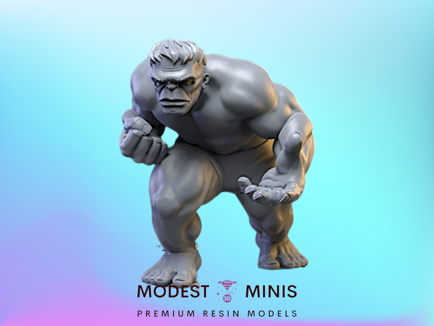 Classic Hulk | 32mm - 40mm Mini | Crisis Protocol Proxy | Superhero | C27