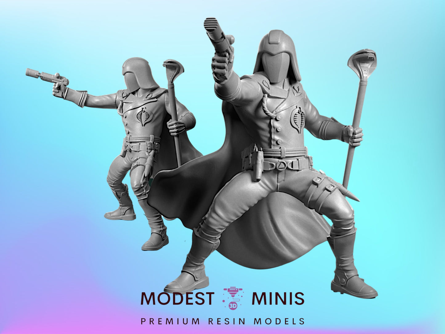 Cobra Comm | 32mm - 40mm Mini | Crisis Protocol Proxy | Superhero | Legion