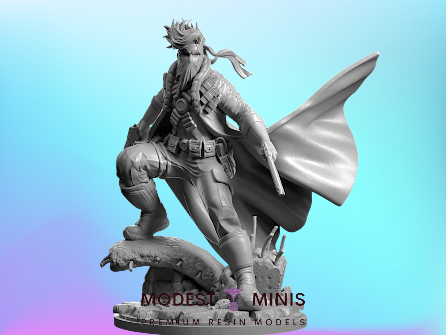 Crimson Operative | Grifter | Resin Miniature Proxy for Crisis Protocol | Legion
