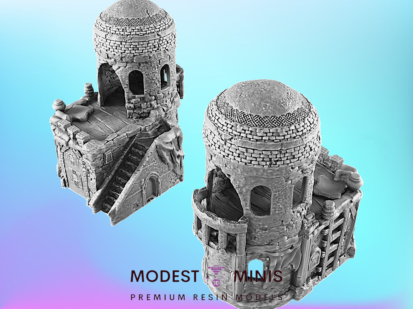 Large Desert House A | 28mm - 40mm Scale | Desert Terrain | Scatter | EC3D
