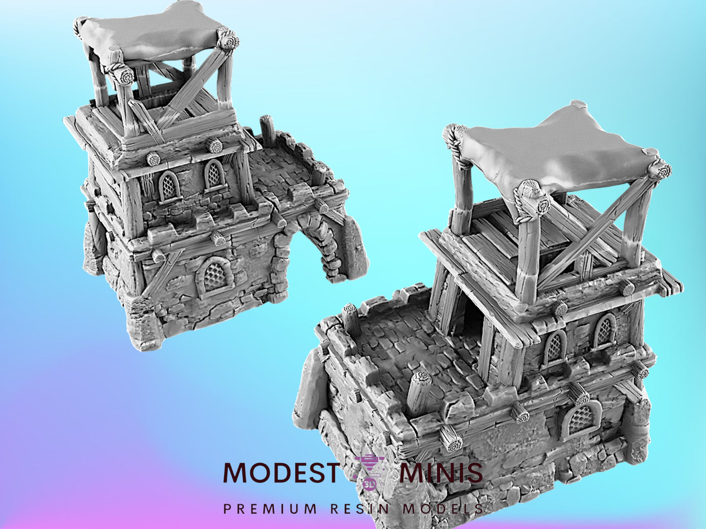 Large Desert House B | 28mm - 40mm Scale | Desert Terrain | Scatter | EC3D