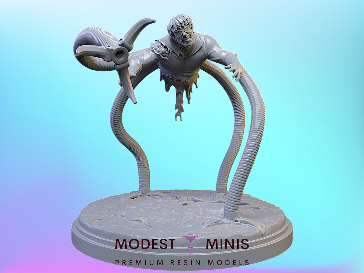 Zombie Doc Ock | 32mm - 40mm Mini | Crisis Protocol Proxy | Superhero | C27