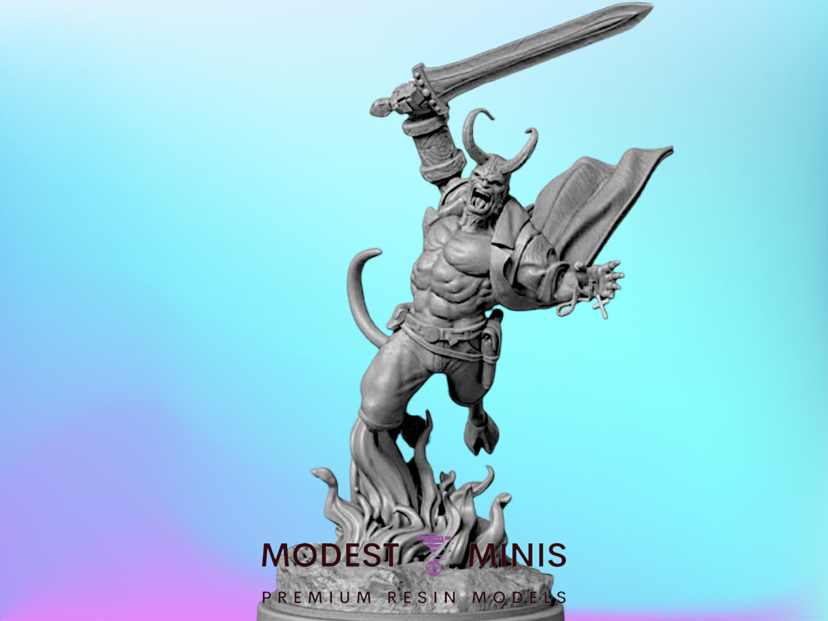 Right hand of Doom Hellboy | 32mm - 40mm Mini | Crisis Protocol Proxy | Superhero | Hall of Heroes