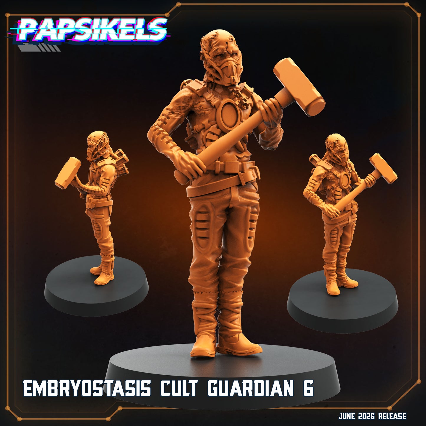 Embryostasis Cult Guardians - 32mm Scale Sci Fi | Papsikels