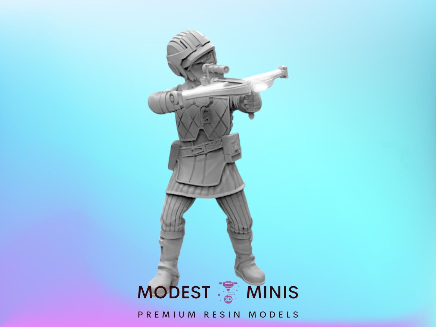 Gamma with Energy Crossbow - 28mm - 40mm Scale | D&D | Star Wars Mini