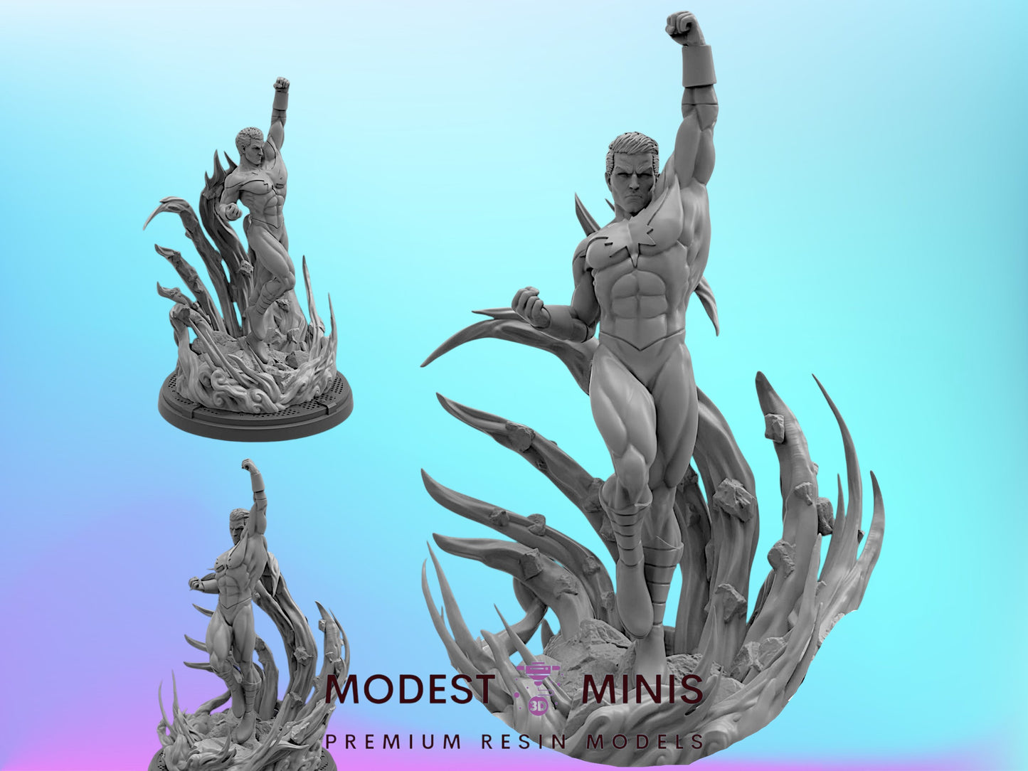 Genis Vell | 32mm - 40mm Mini | Crisis Protocol Proxy | Superhero | Trident