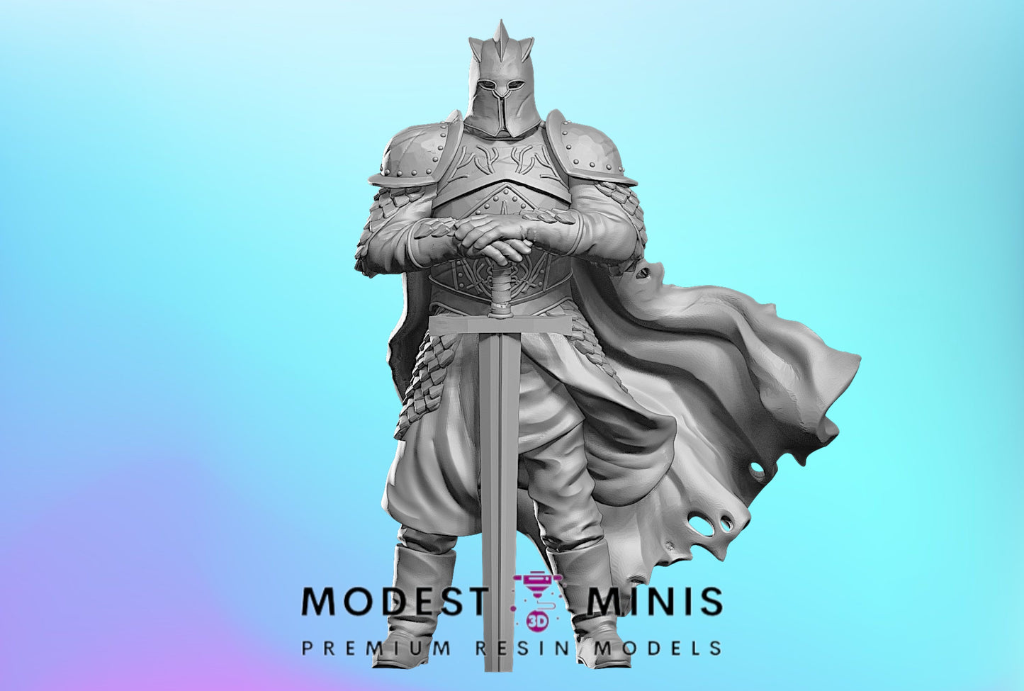Survivor Cassiras Guardian | 28mm - 100mm Scale Resin Mini | Zombicide | Vaultz GoT