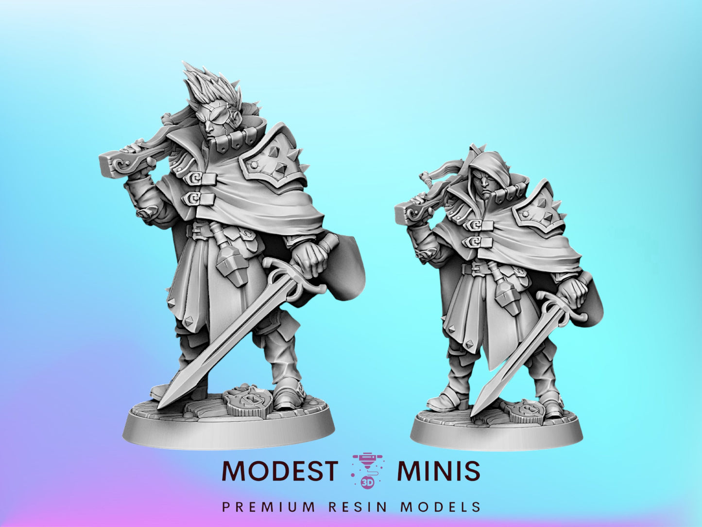 Blacksparrow | 28mm - 75mm Scale Resin Minis | DnD | Artisan Guild Thieves Guild