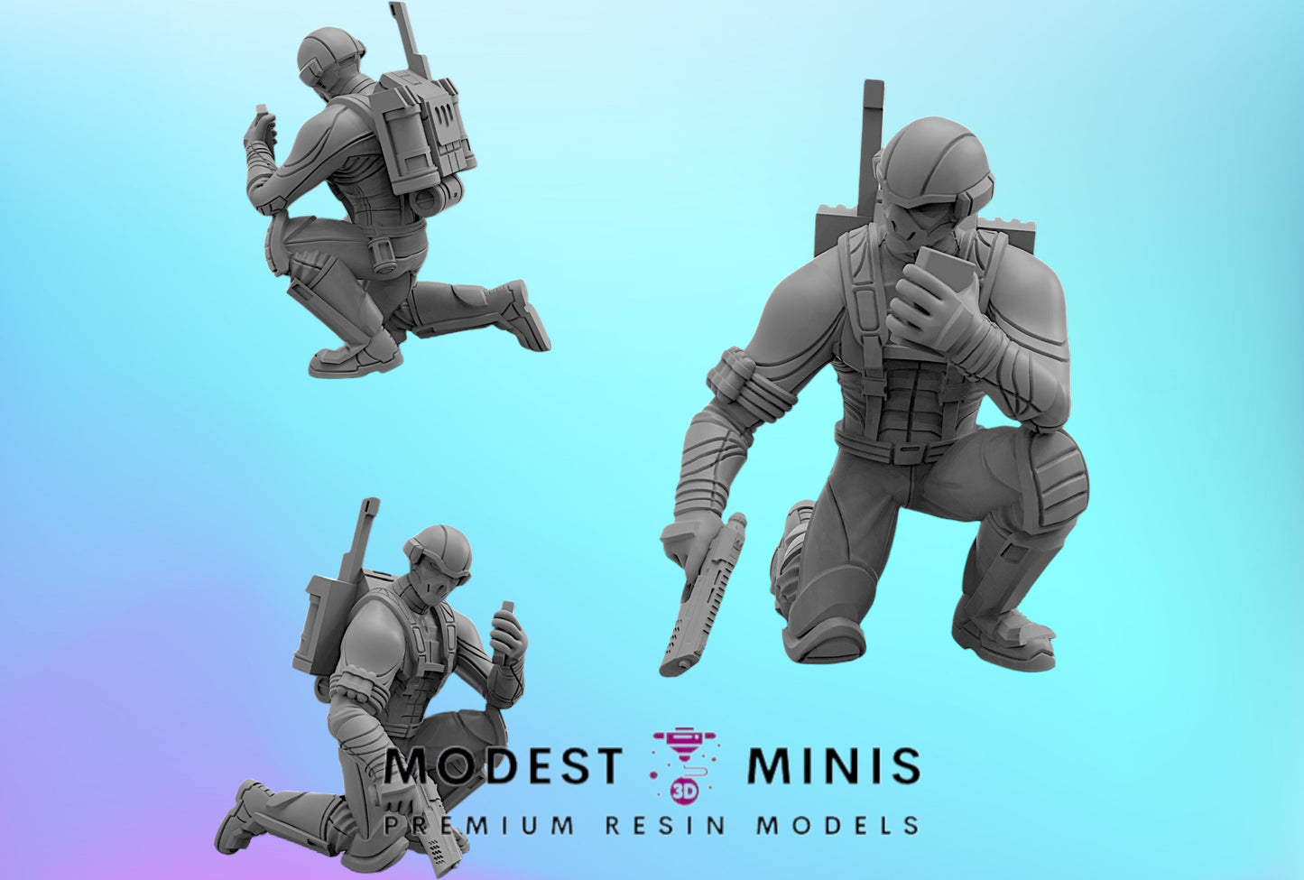 Hydra Scientist 3 | 32mm - 40mm Mini | Crisis Protocol Proxy | Superhero | Trident