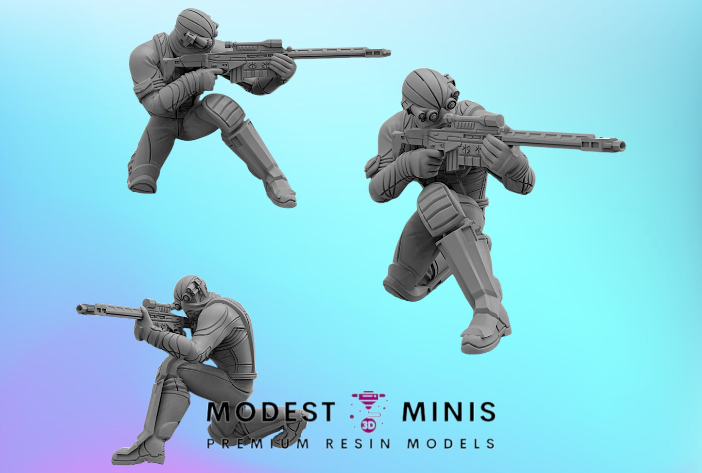 Hydra Sniper 2 | 32mm - 40mm Mini | Crisis Protocol Proxy | Superhero | Trident