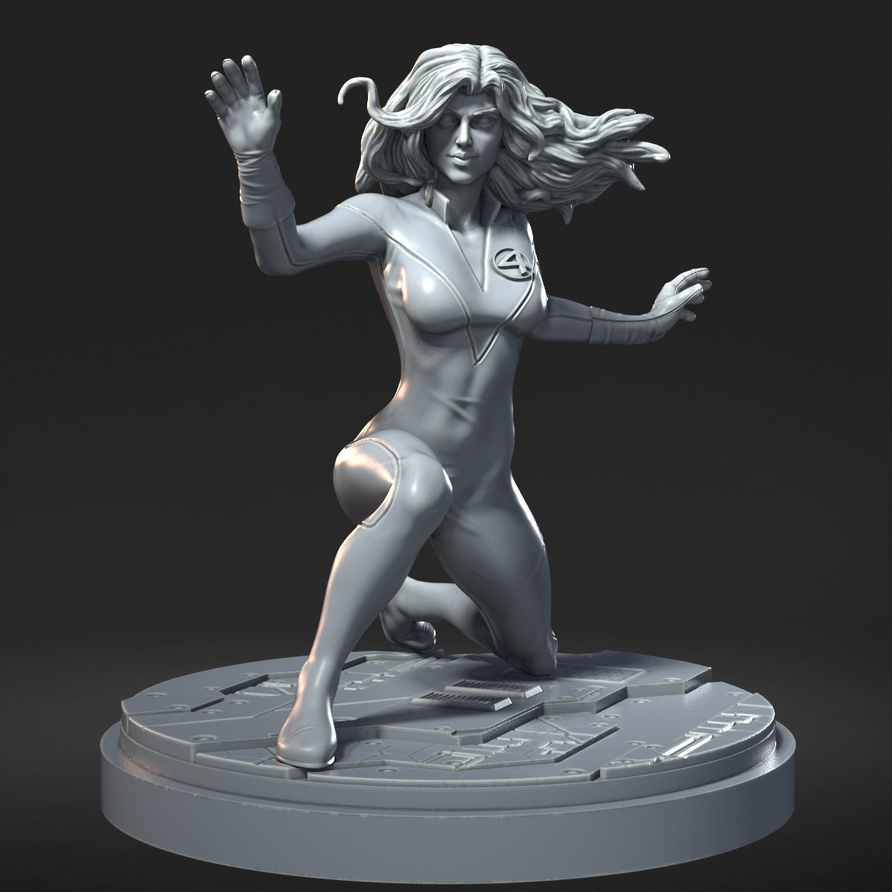 Fantastic Family - FF4 32mm - 40mm Mini | DnD Mini | Superhero | RN Estudio