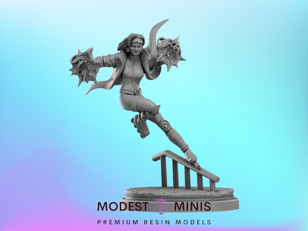 Firecracker Jubilee | 32mm - 40mm Mini | Crisis Protocol Proxy | Superhero | Hall of Heroes