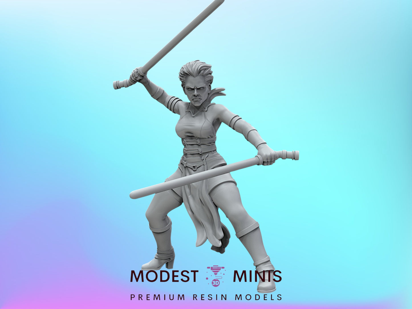 Fallen Force Cult Leader - 28mm - 40mm Scale | D&D | Star Wars