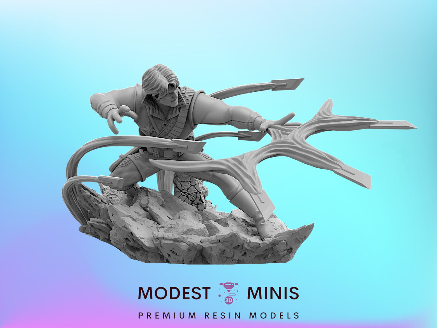 Longshot | 32mm - 40mm Mini | DnD Mini | Superhero | Trident