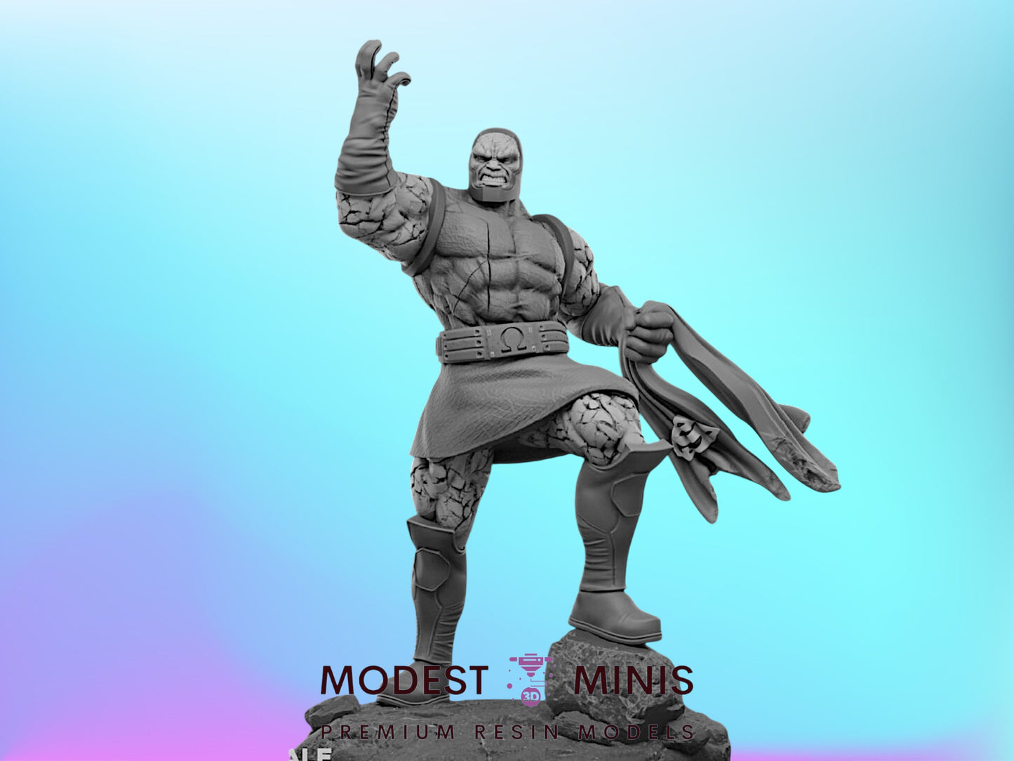 Lord of Despair | Darkseid 32mm - 40mm Mini | Crisis Protocol Proxy | Superhero | Hall of Heroes