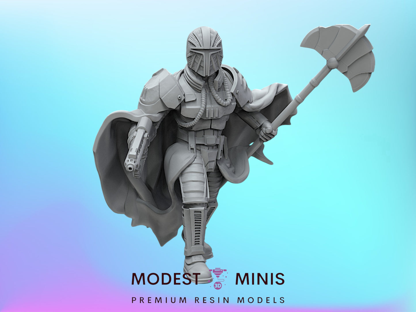 First Mandalorian Overlord - 28mm - 40mm Scale | Star Wars Mini