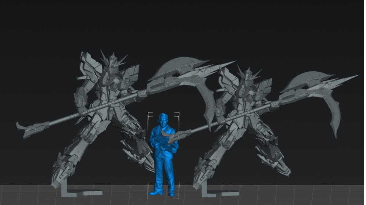 Super Advance Battle Droid Judge Moonlight - 32mm Scale Cyberpunk Mini Gundam | Papsikels