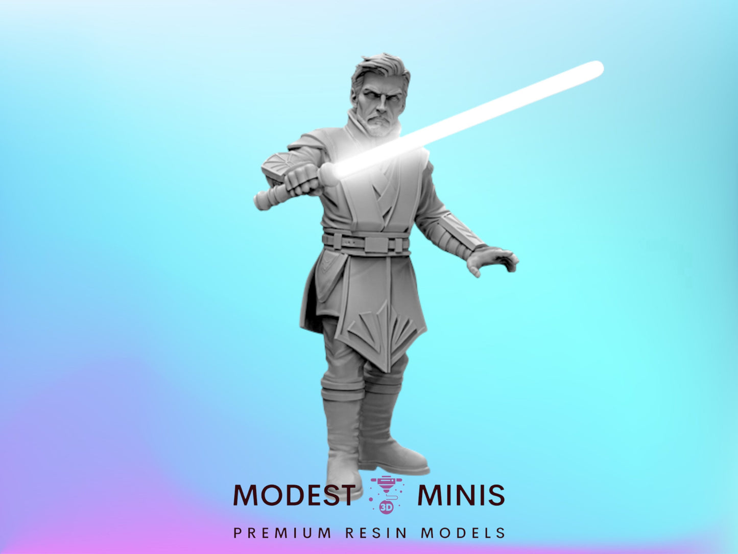 Mystical Storm Touched Wayseeker - 28mm - 40mm Scale | D&D | Star Wars Legion Mini