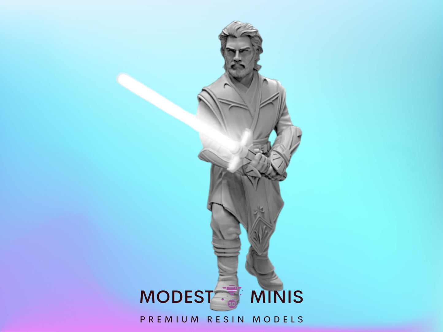 Mystical marshal of the light - 28mm - 40mm Scale | D&D | Star Wars Mini