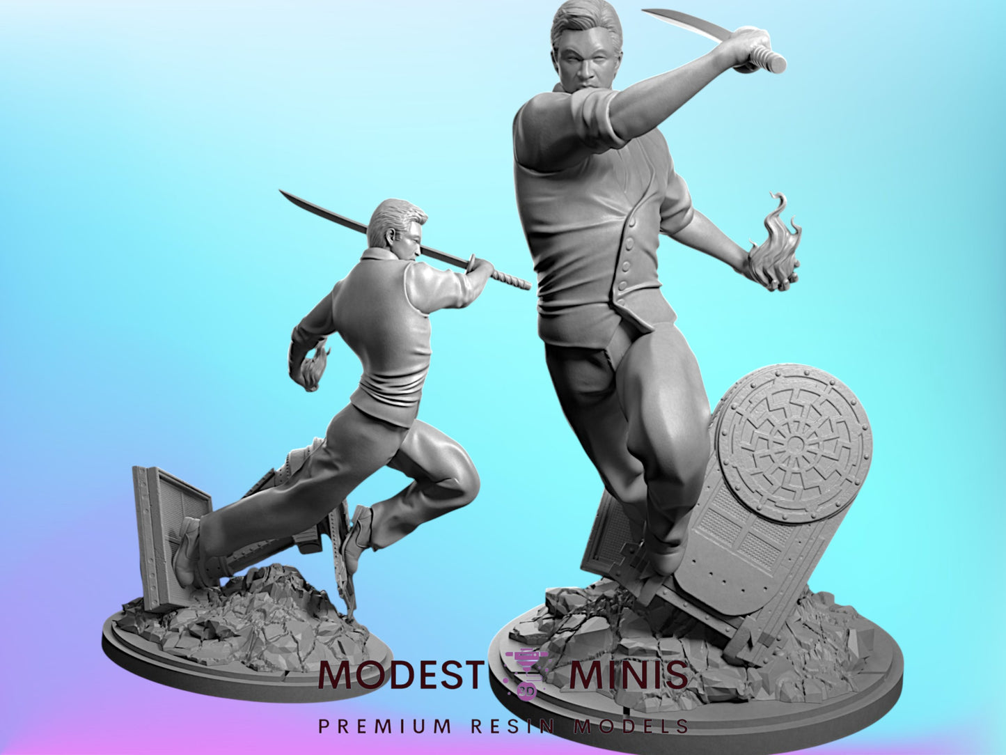 Legion Mr Negative | Resin Miniature Proxy for Crisis Protocol