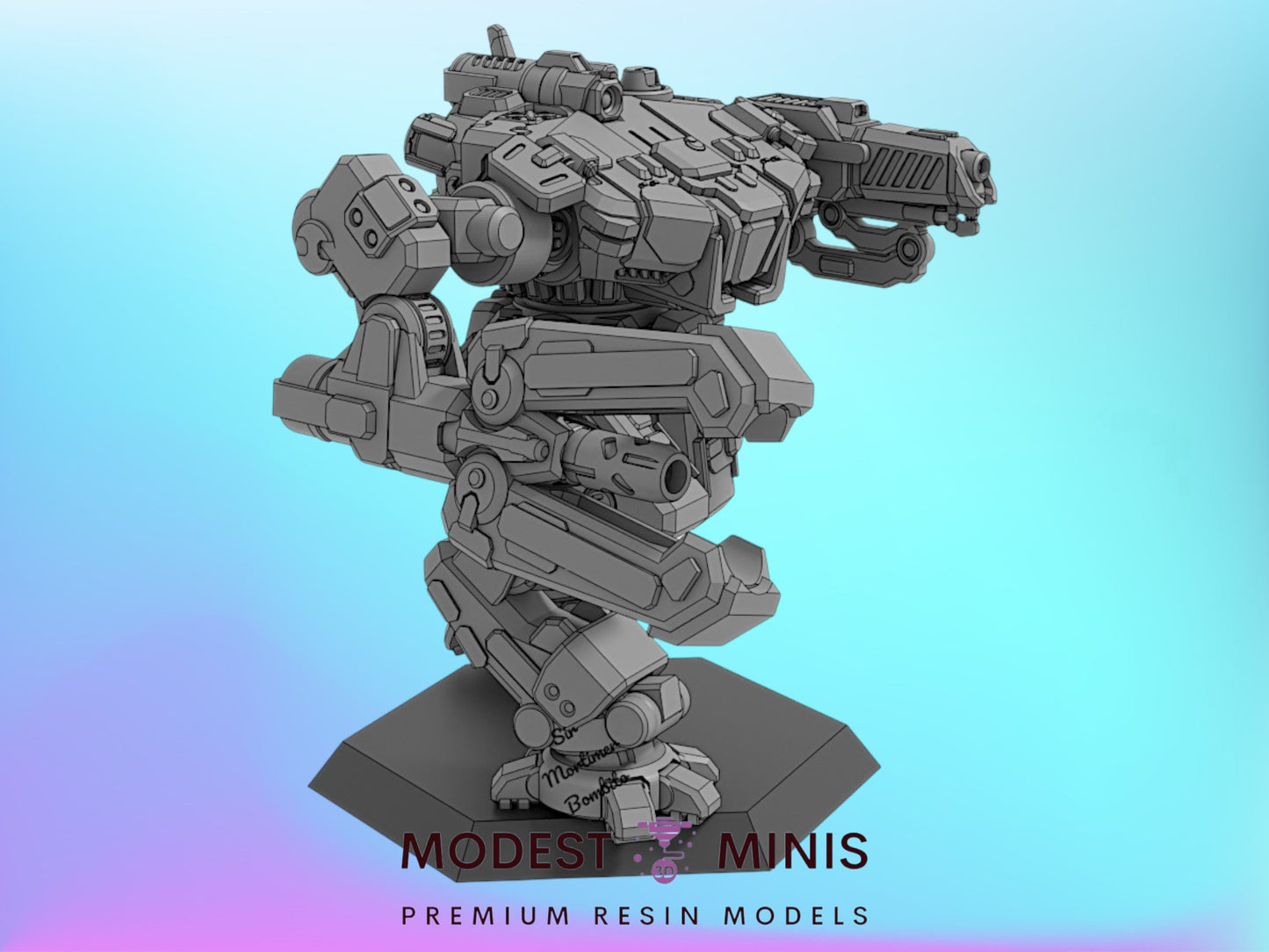 Novogodniy Crab | 1:265 | 6mm Battletech Scale | Mecha | Sir Mortimer