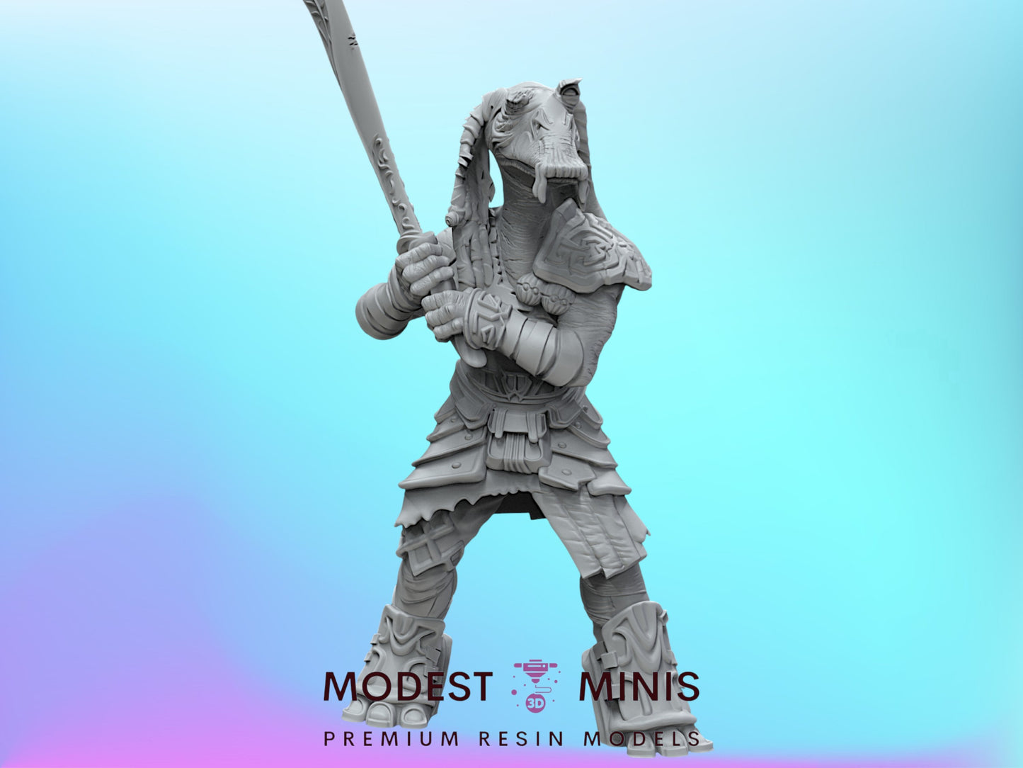 Aquatic Alien Savage Raider - 28mm - 40mm Scale | Star Wars Mini