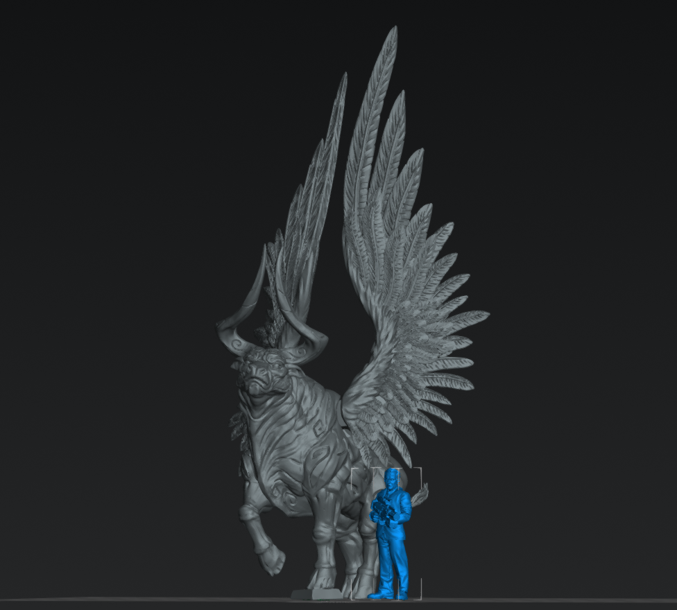 Sacred Bull Knossus | 28mm - 75mm Scale Resin Minis | DnD | Frostgrave Artisan Minotaur