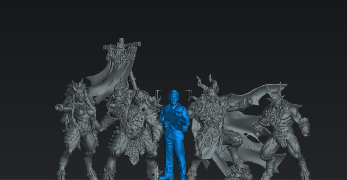 Bulgrabas Goatman | 28mm - 75mm Scale Resin Minis | DnD | Frostgrave Artisan Guild Rise of the Beastmen