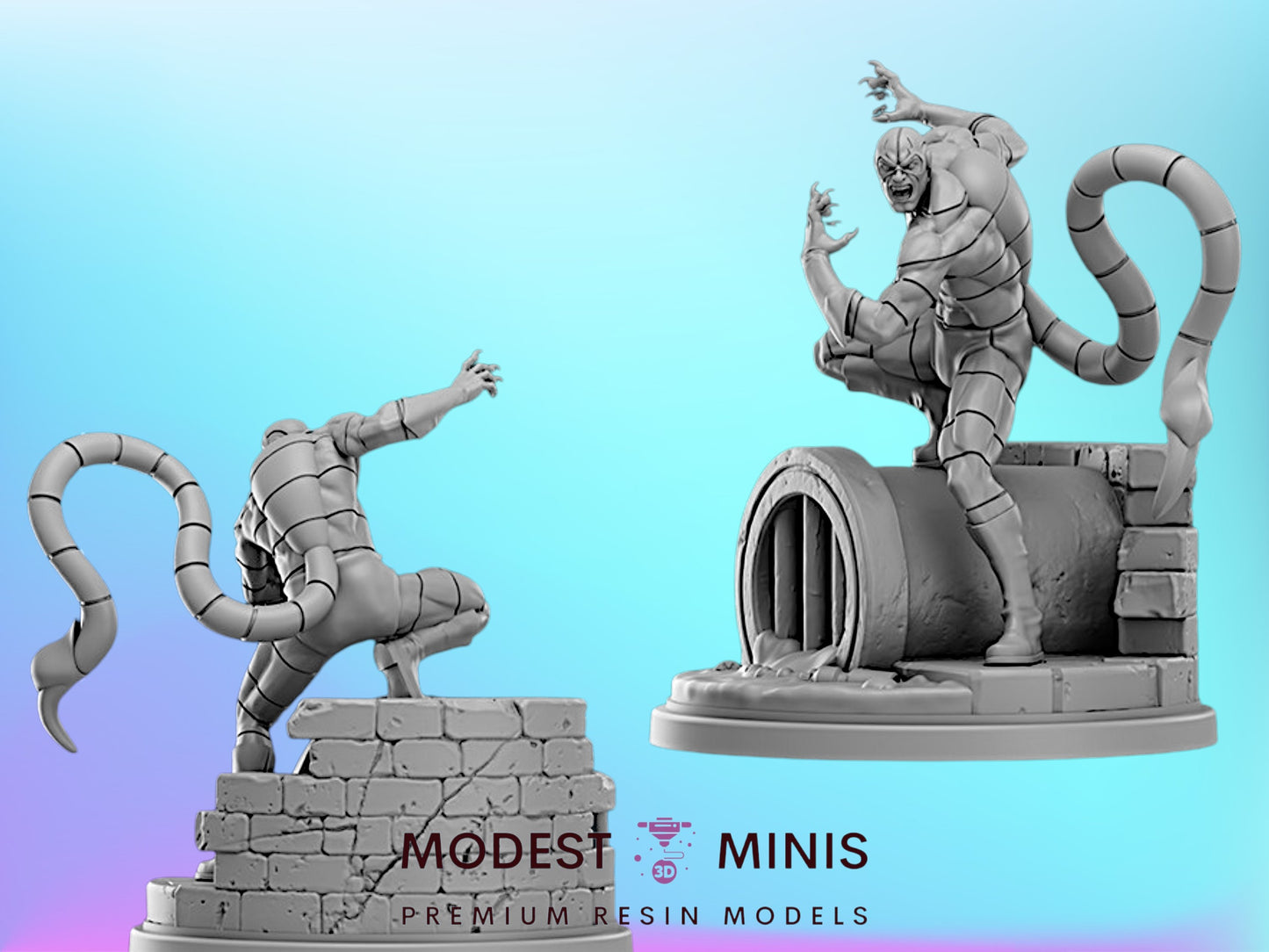 Venom Striker| Scorpion 32mm - 40mm Mini | Crisis Protocol Proxy | Superhero | Hall of Heroes