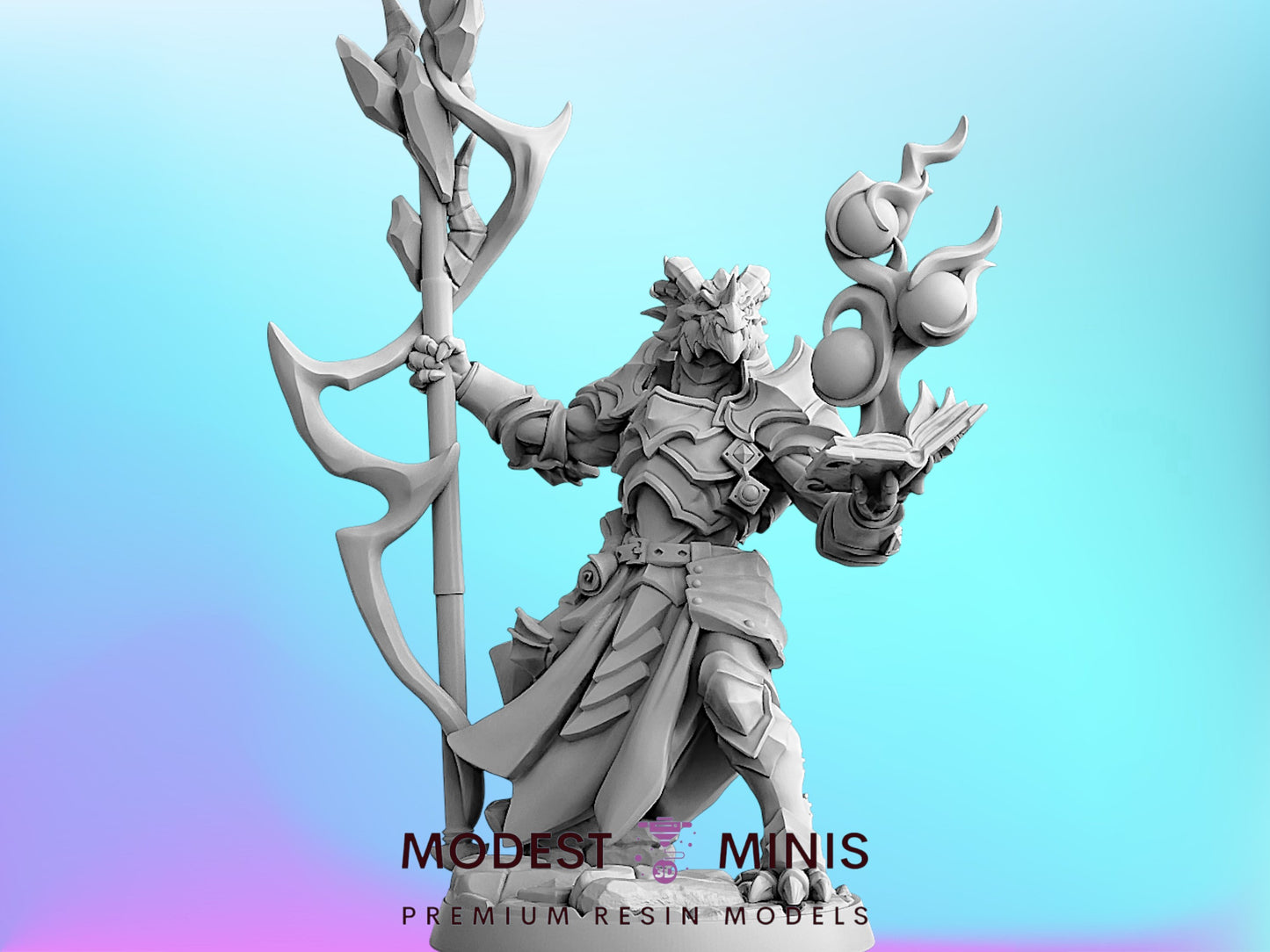 Scramax | 28mm - 75mm Scale Resin Minis | DnD | Artisan Guild Dragonborn