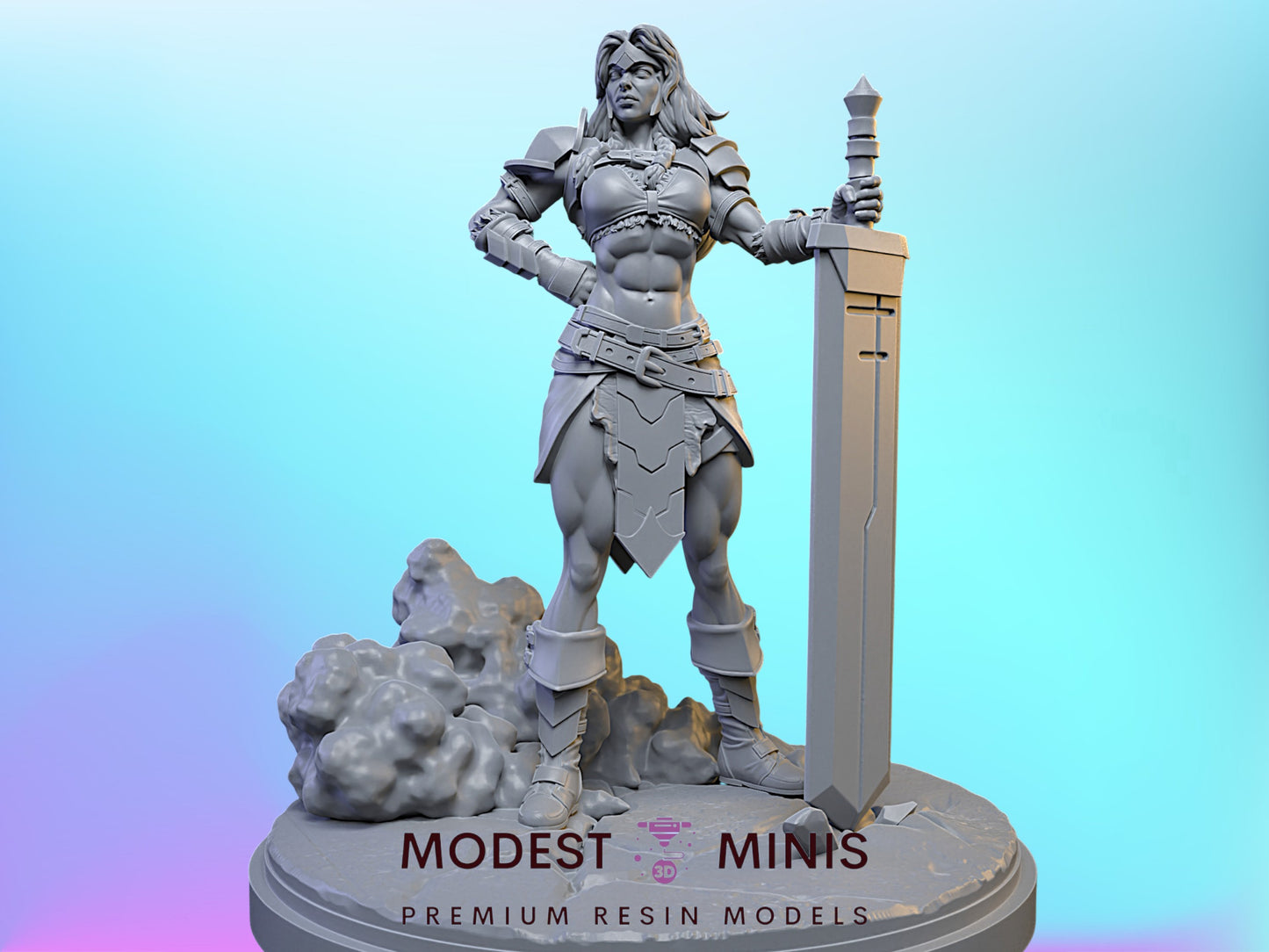 Gamma Gladiatrix | Imperial She-Hulk 32mm - 40mm Mini | Superhero | C27