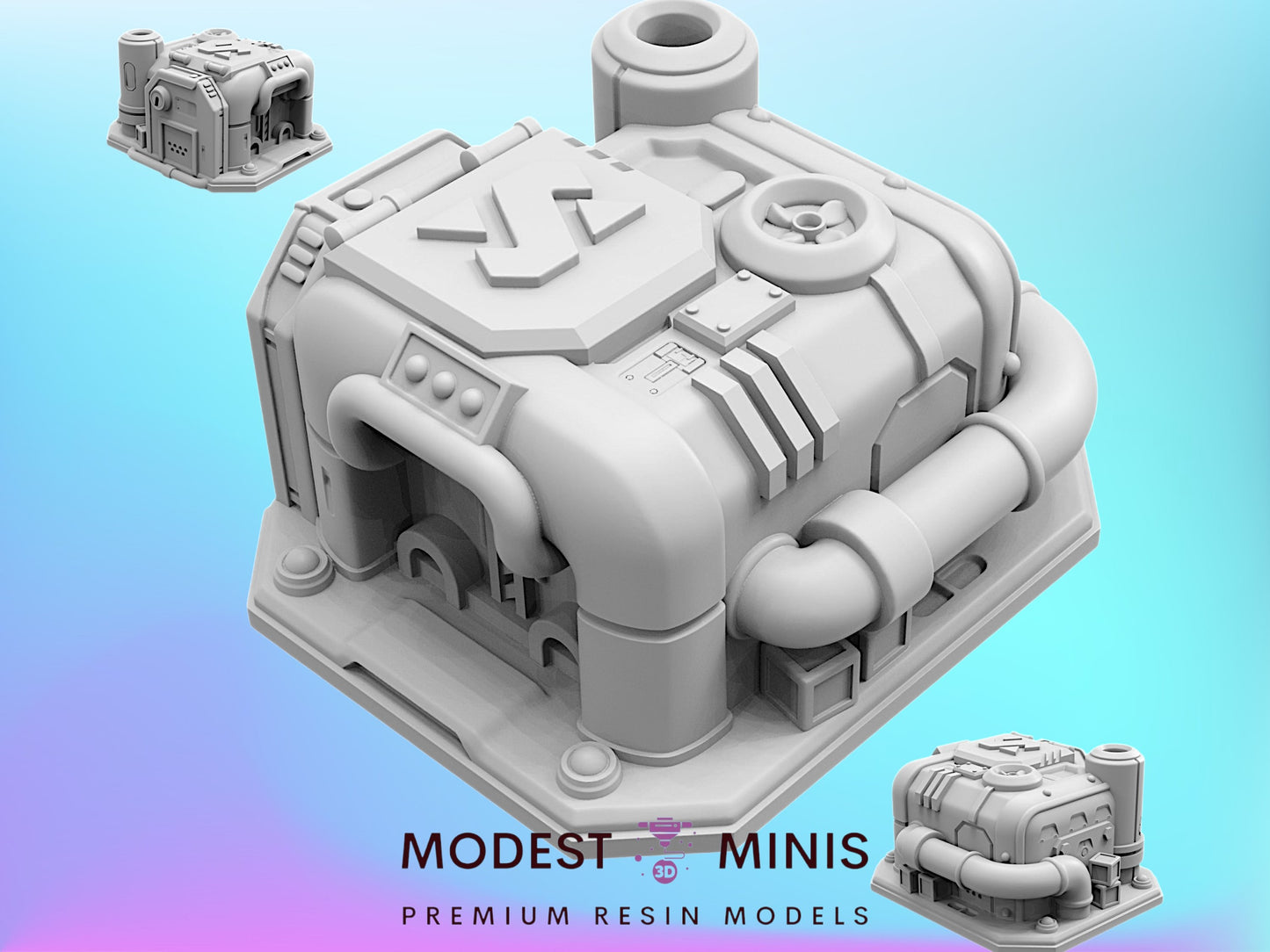 Human Utility Support Shelter - 32mm Scale Sci Fi Starcraft | Papsikels