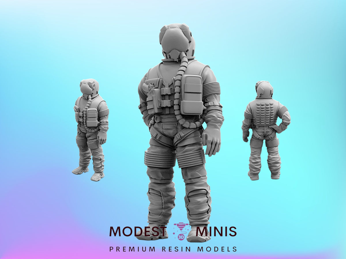 Space Crew Special Pilot - 28mm - 100mm Scale Alien Miniature | Papsikels