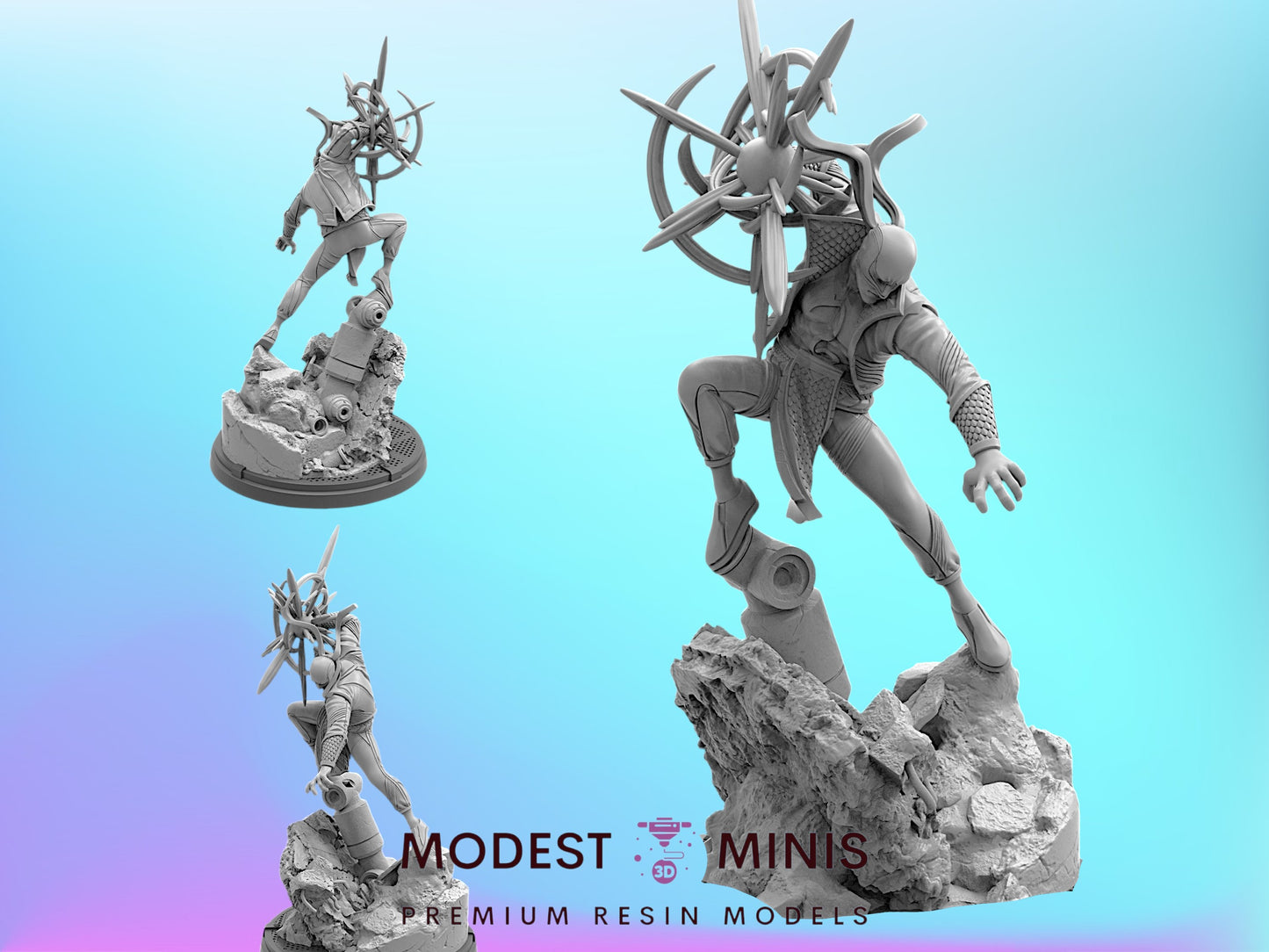 Steel Serpent | 32mm - 40mm Mini | Crisis Protocol Proxy | Superhero | Trident