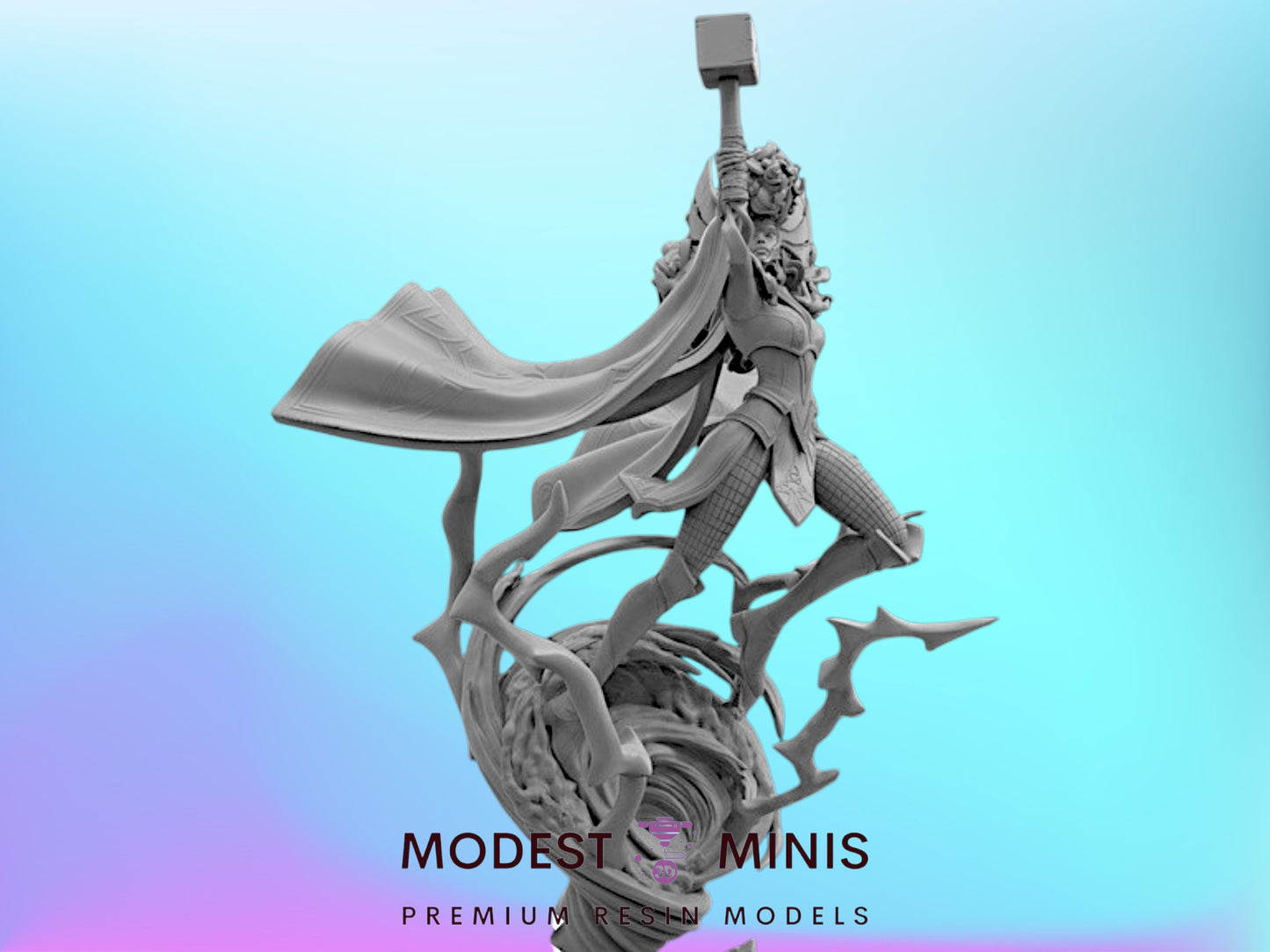 Storm Goddess Rivals | 32mm - 40mm Mini | Crisis Protocol Proxy | Superhero | Trident