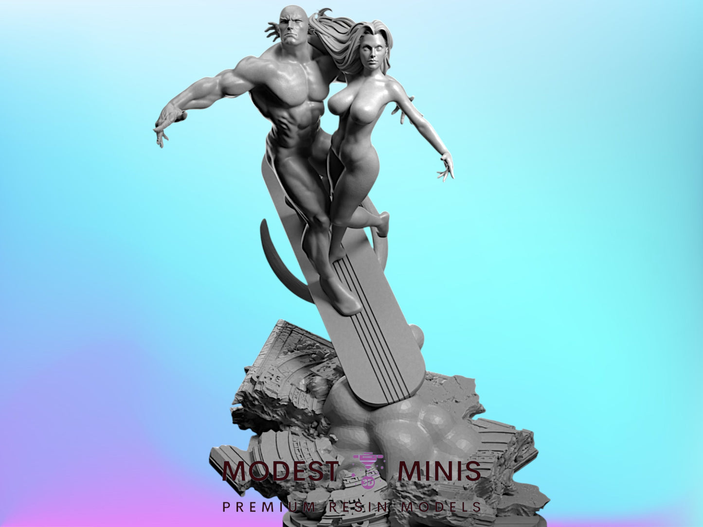 Legion Surfer Duo | Resin Miniature Proxy for Crisis Protocol