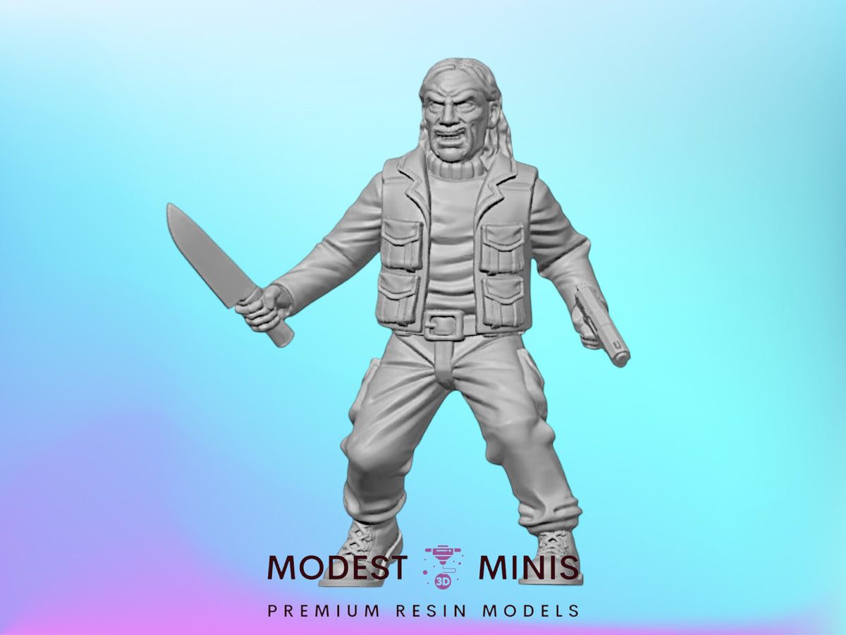Survivor Brian | 28mm - 100mm Scale Resin Mini | Zombicide