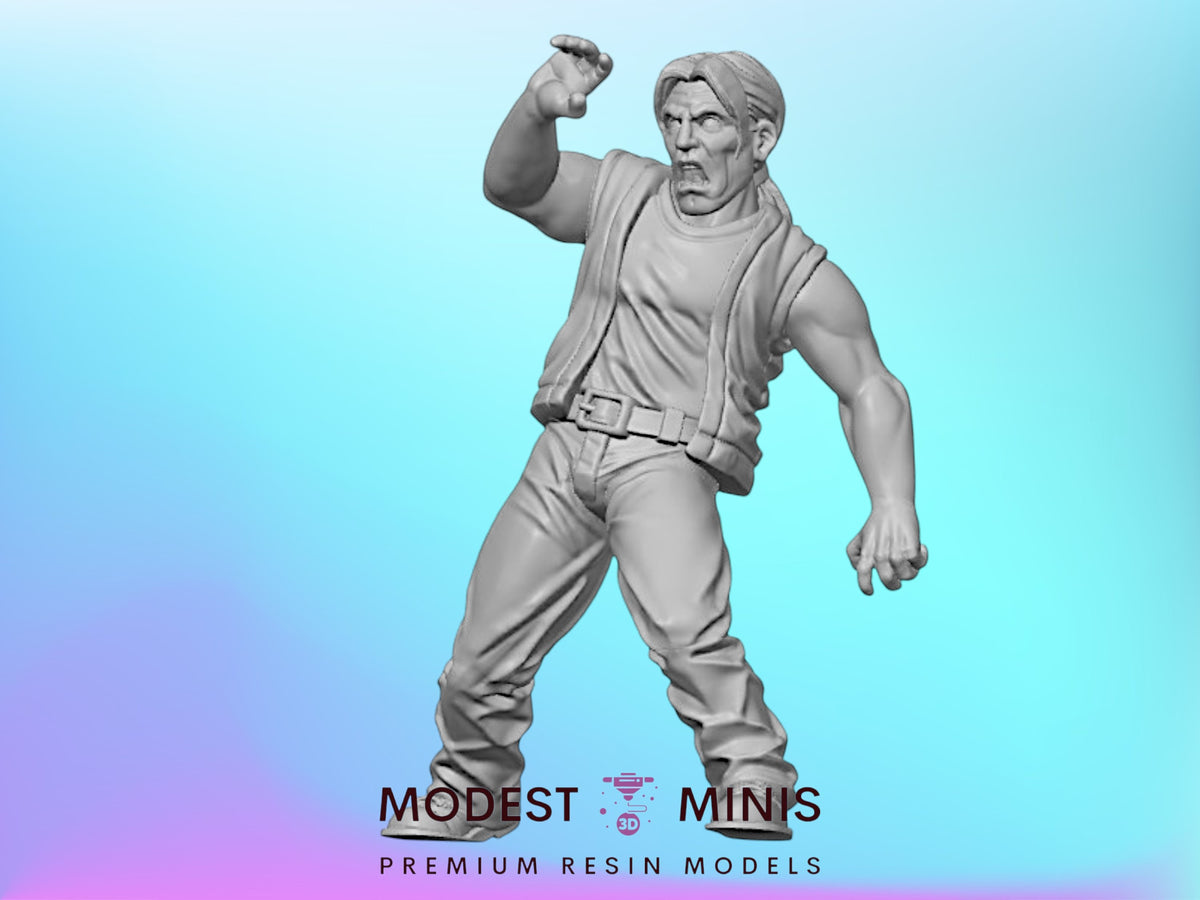 Scared Survivor | 28mm - 100mm Scale Resin Mini | Zombicide
