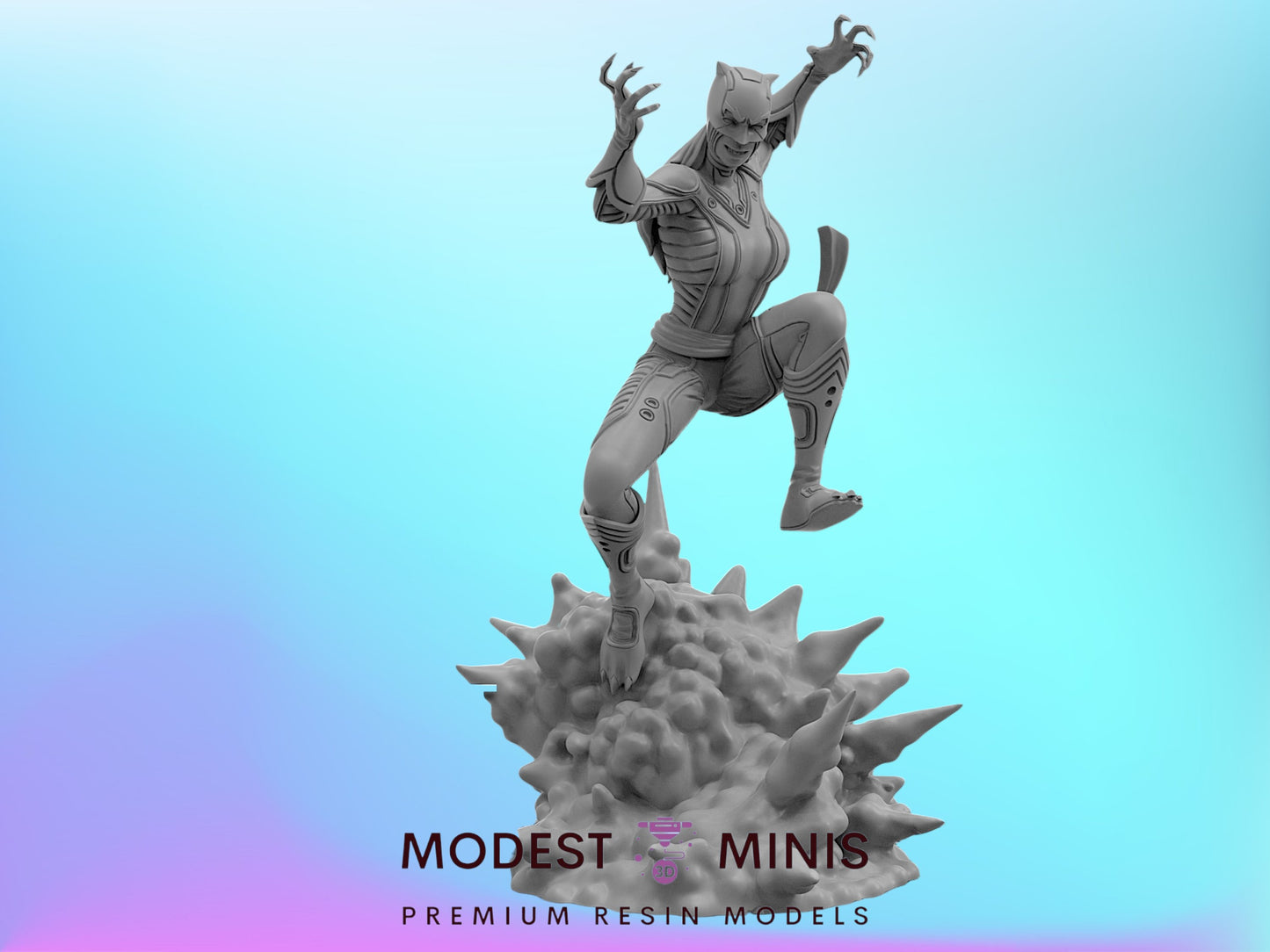 Heck Cat | 32mm - 40mm Mini | Crisis Protocol Proxy | Superhero | Trident
