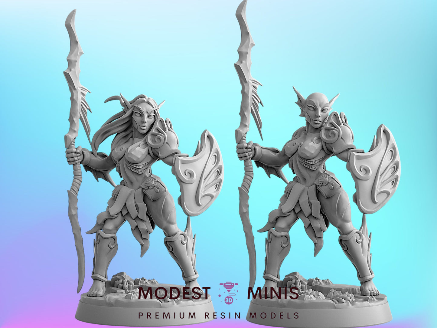 Triton Raider F | 28mm - 75mm Scale Resin Minis | DnD | Frostgrave Artisan Guild Sunken Kingdoms