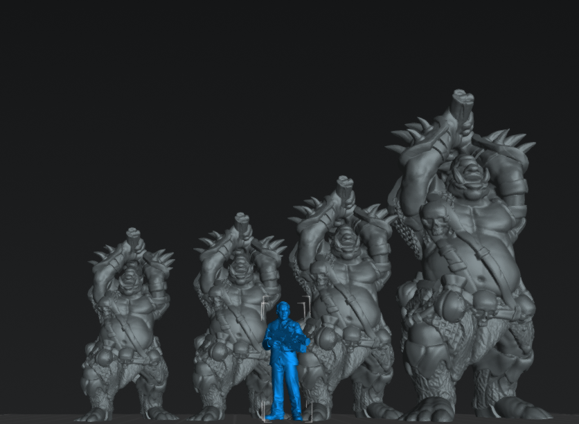 Cyclops - 25mm - 75mm Scale | DnD | EC3D Fantasy Mini | Beasts and Baddies