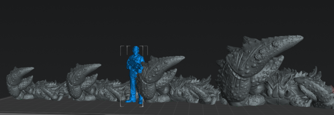 Dire Crab - 25mm - 75mm Scale | DnD | EC3D Fantasy Mini | Beasts and Baddies